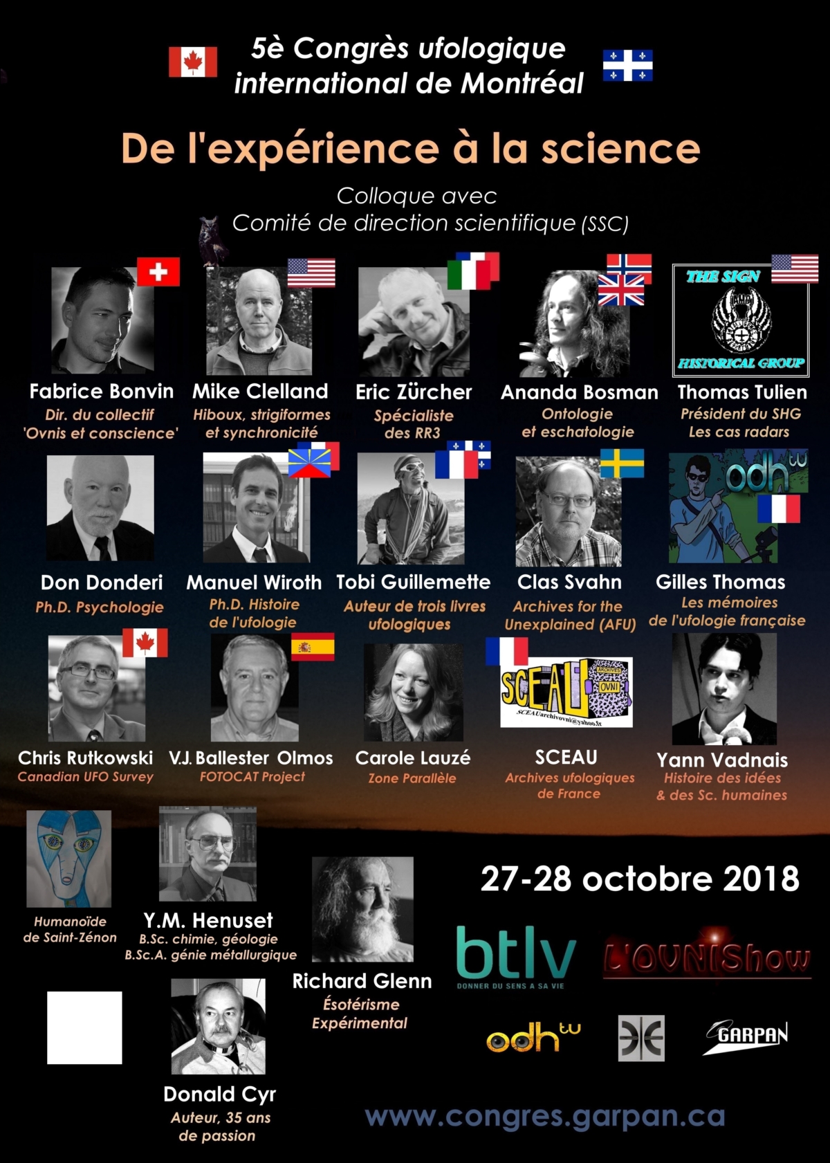 5è Congrès ufologique international de Montréal (27-28 octobre 2018) H